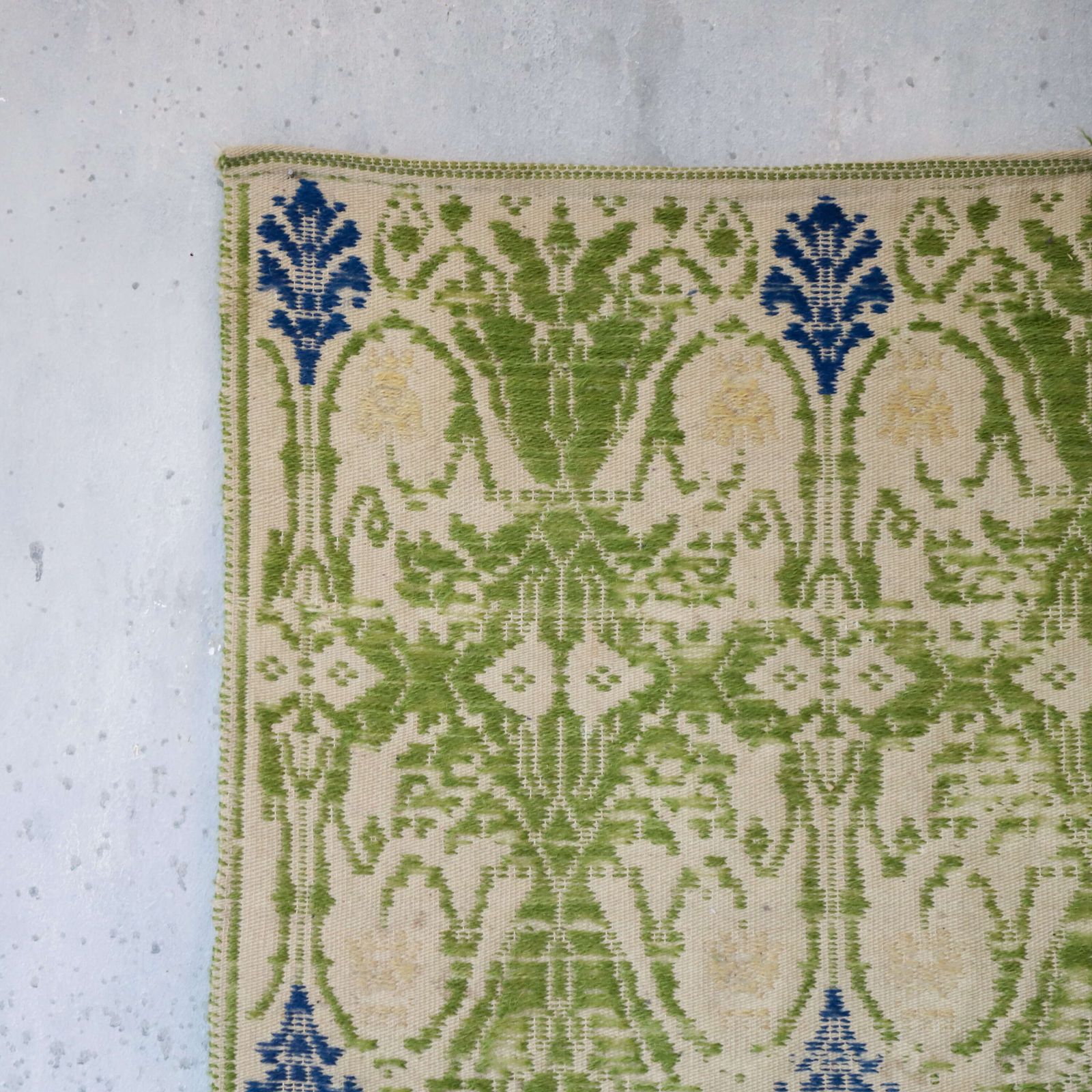 Vintage Vibrant Portuguese Flatwoven Kilim Runner/Rug photo for sale