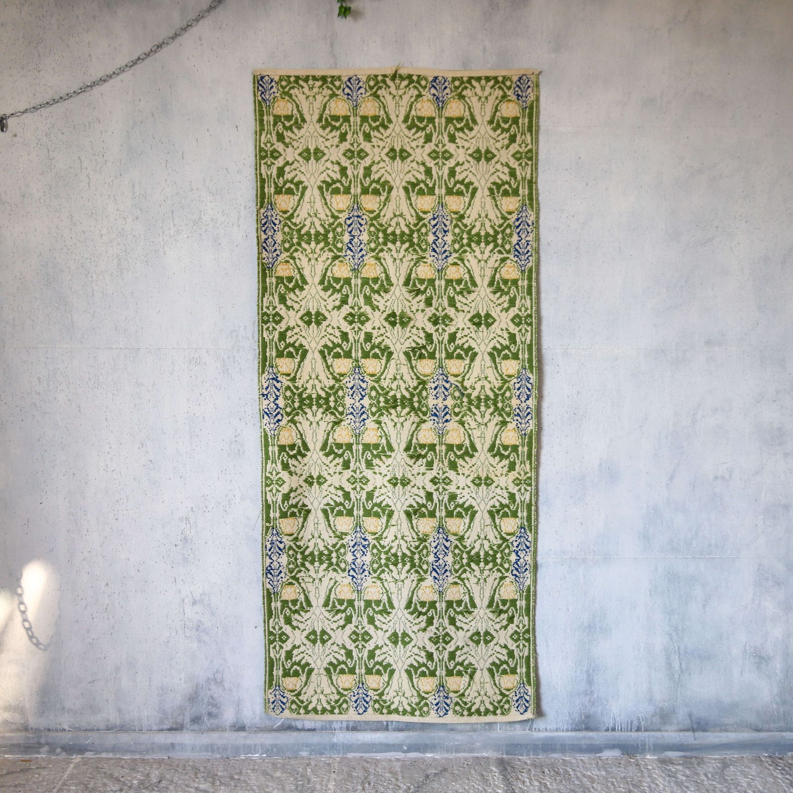 Vintage Vibrant Portuguese Flatwoven Kilim Runner/Rug photo buy