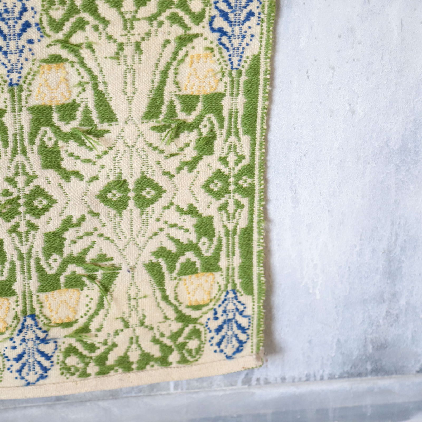 photo for sale Vintage Vibrant Portuguese Flatwoven Kilim Runner/Rug