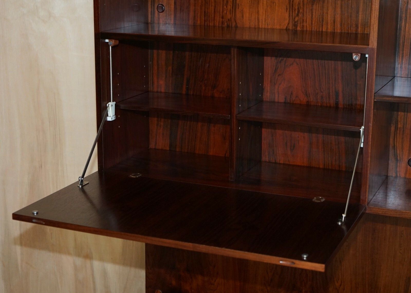 photo furniture Fine Danish Rosewood Mid Century Modern Rosewood 1960's Bookcase Bar Sideboard