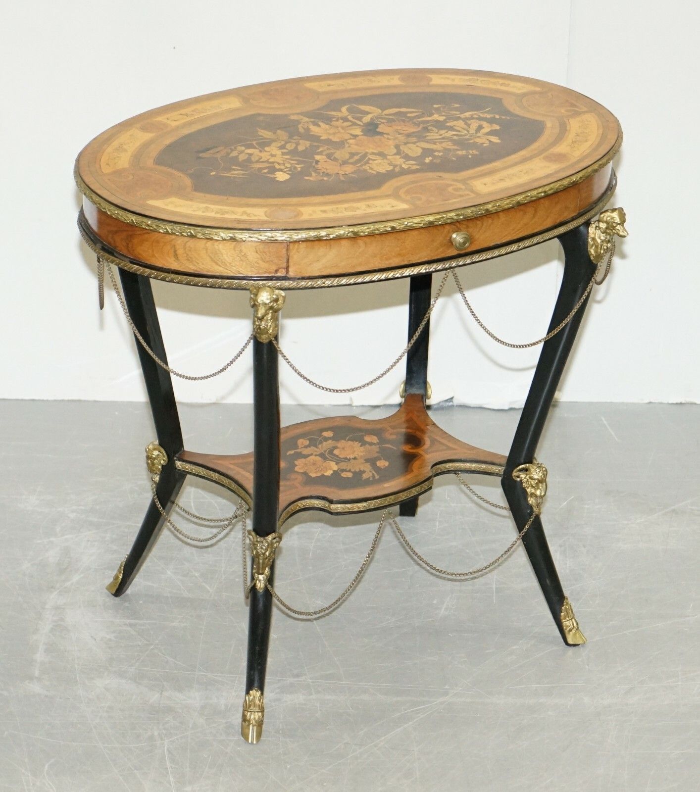 Rare Antique French Gilt Bronze Occasional Table Auguste Maximilien Delafontaine photo furniture