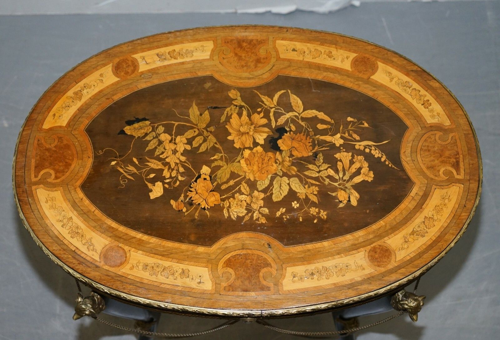 Rare Antique French Gilt Bronze Occasional Table Auguste Maximilien Delafontaine photo Furniture