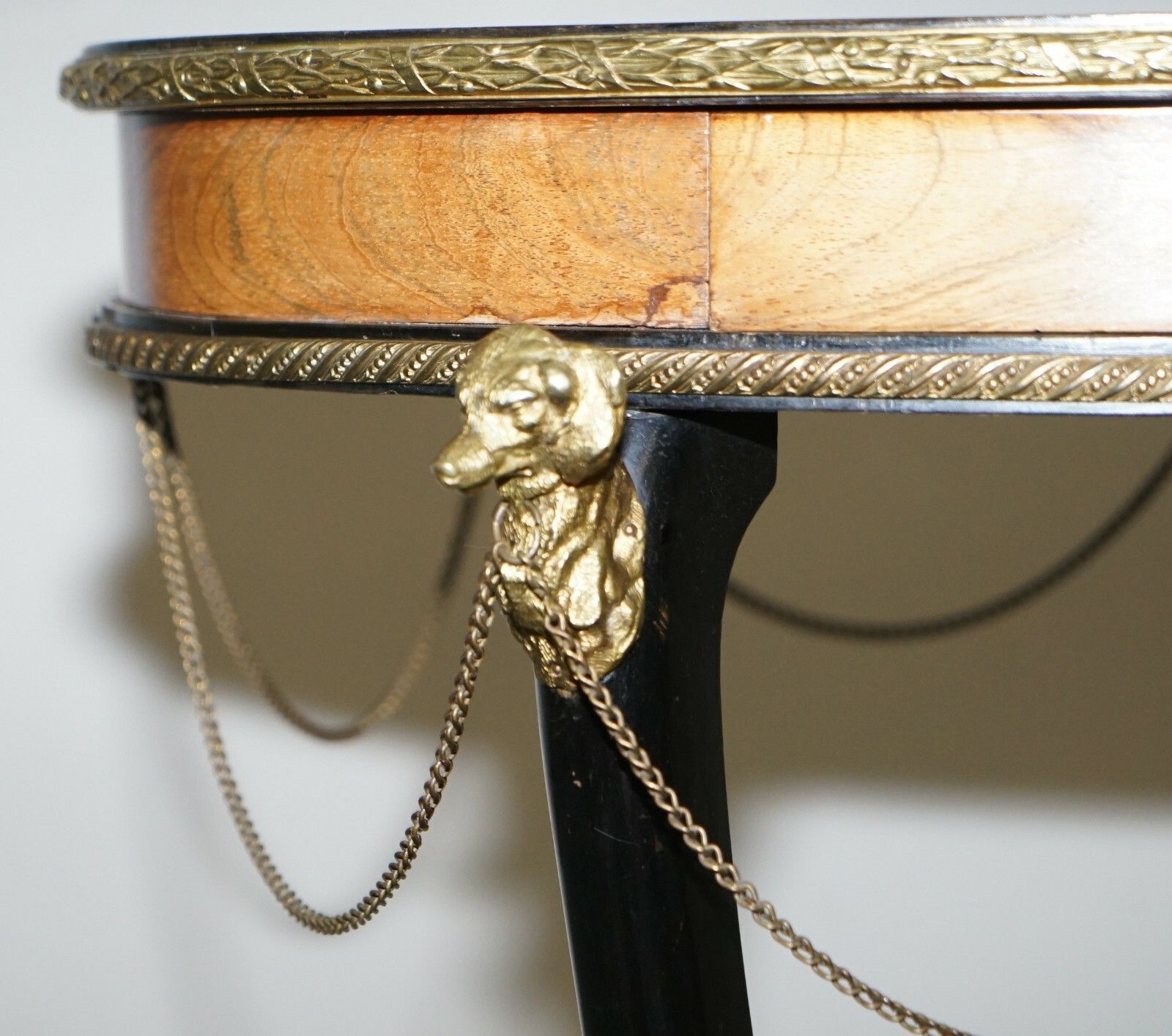 Rare Antique French Gilt Bronze Occasional Table Auguste Maximilien Delafontaine photo buy