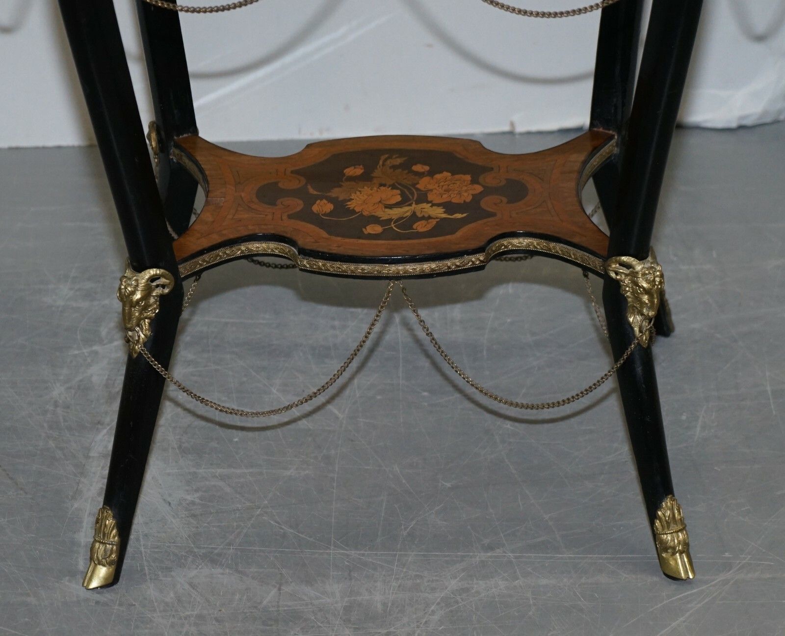 photo for sale Rare Antique French Gilt Bronze Occasional Table Auguste Maximilien Delafontaine