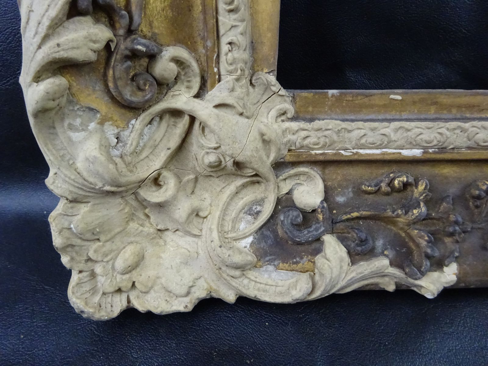 Victorian Gilt Gesso Frame (No Glass) As Found. photo Home Decor