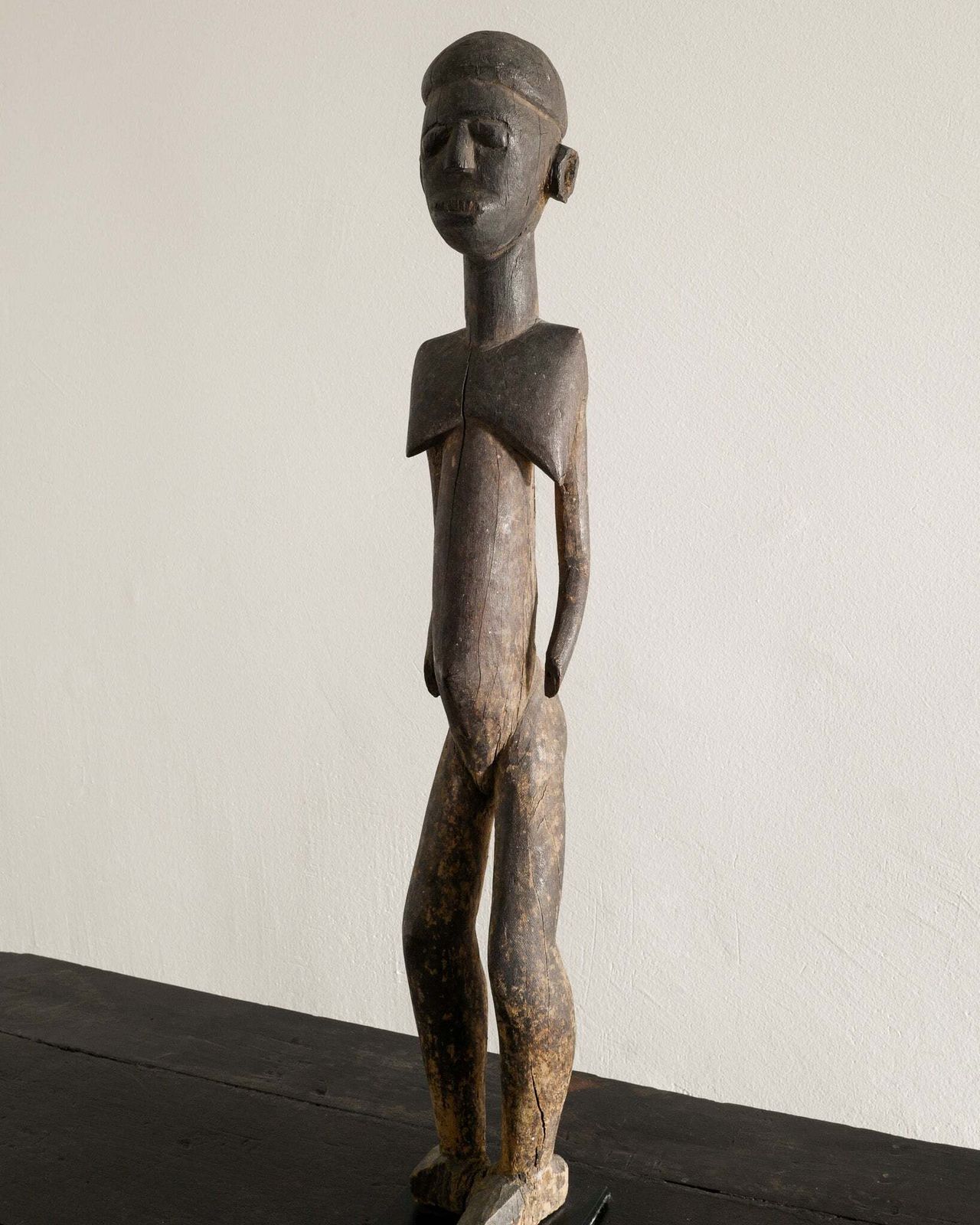 Wooden Lobi Female Figure, Burkina Faso 1940s photo furniture