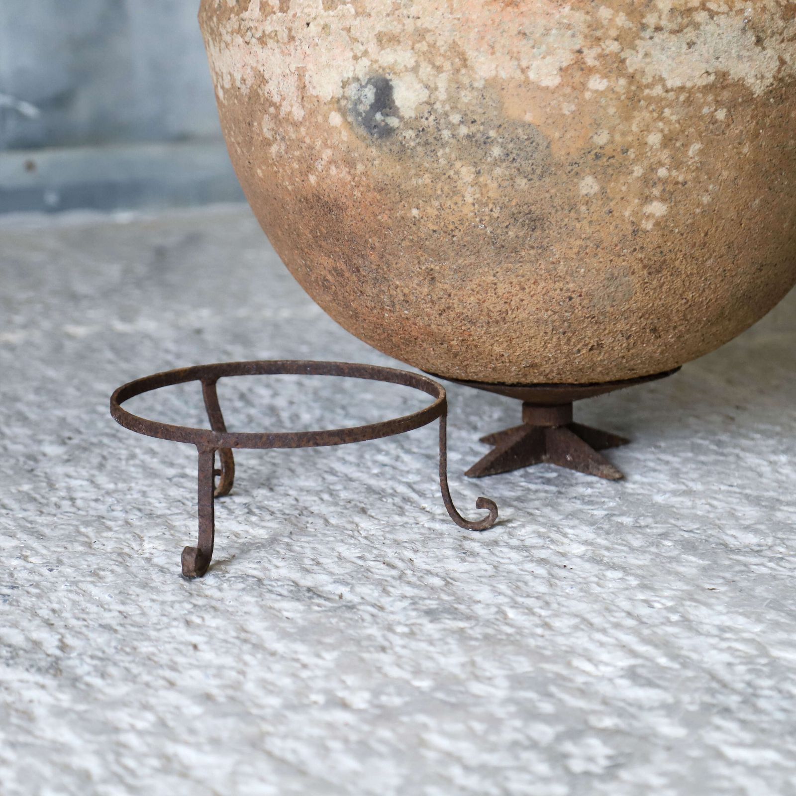 photo for sale Large 19th Century Antique Rustic Pottery French Terracotta Olive Pot