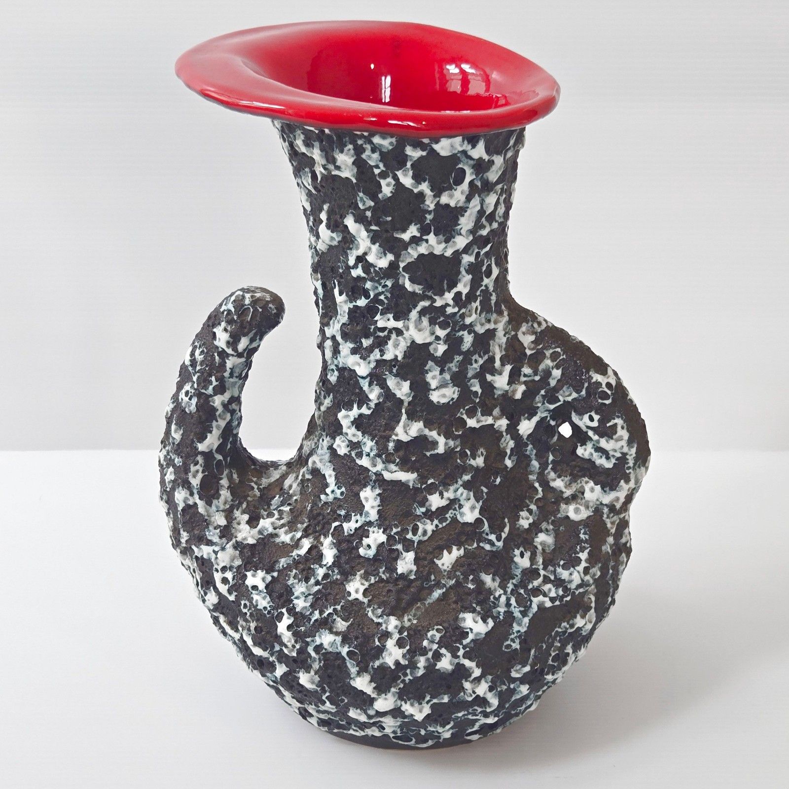 Vintage 1960s Ceramic Vase Fat Lava Vallauris Marius Musarra 60s Retro 1960s