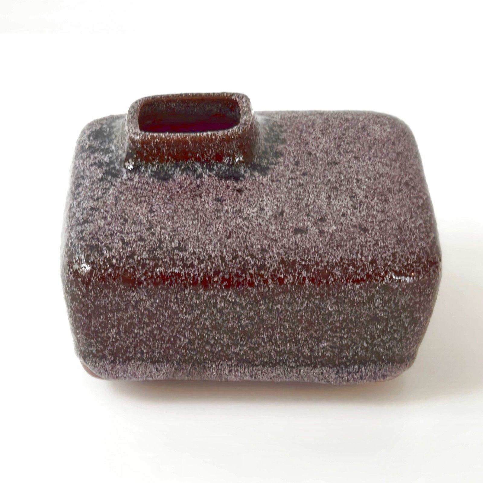 Vintage 1960 Ikebana Ceramic Vase Pieter Groeneveldt Cubist Modernist 60s photo vintage