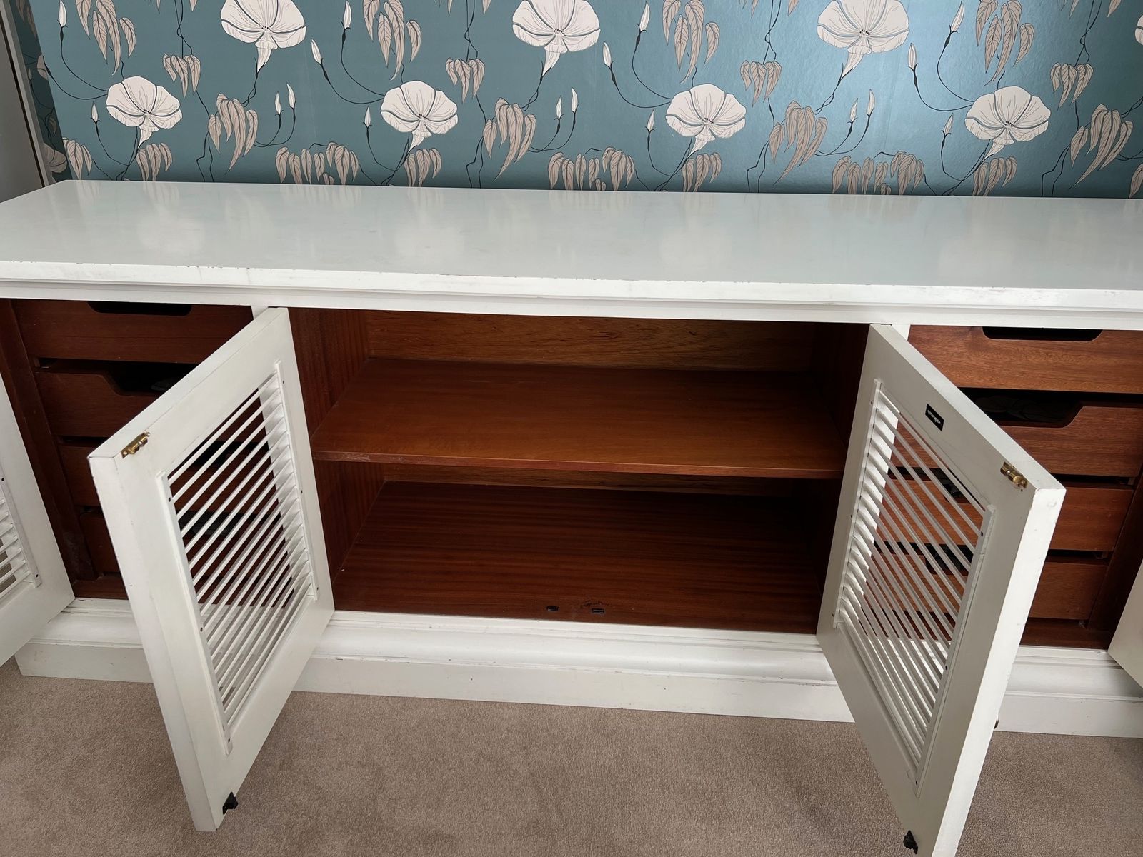 Younger Sideboard Mid Century Teak Painted