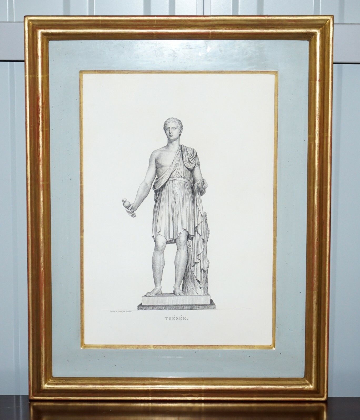 Exquisite Suite Of Four 1800 Bouillon Copper Plate Engraved Roman Statue Prints photo furniture