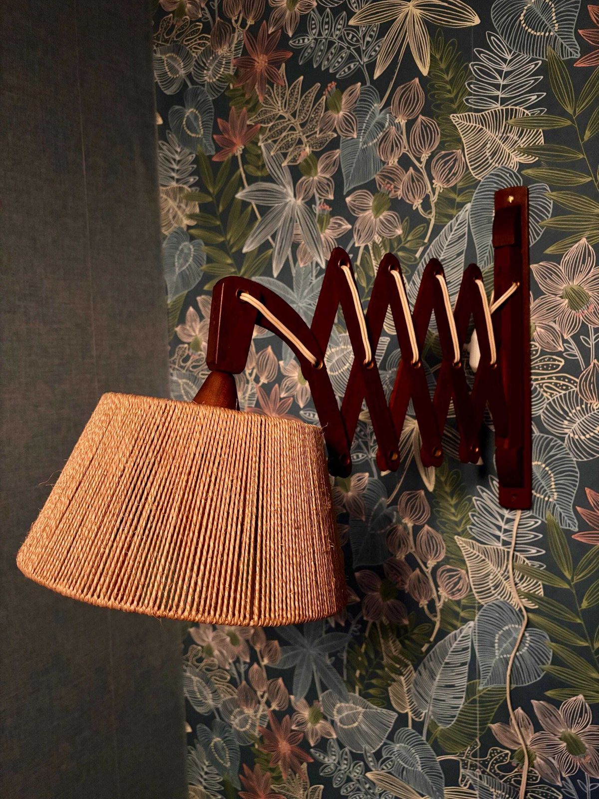 Teak Scissor Wall Lamp By Ib Fabiensen For Fog And Morup photo buy