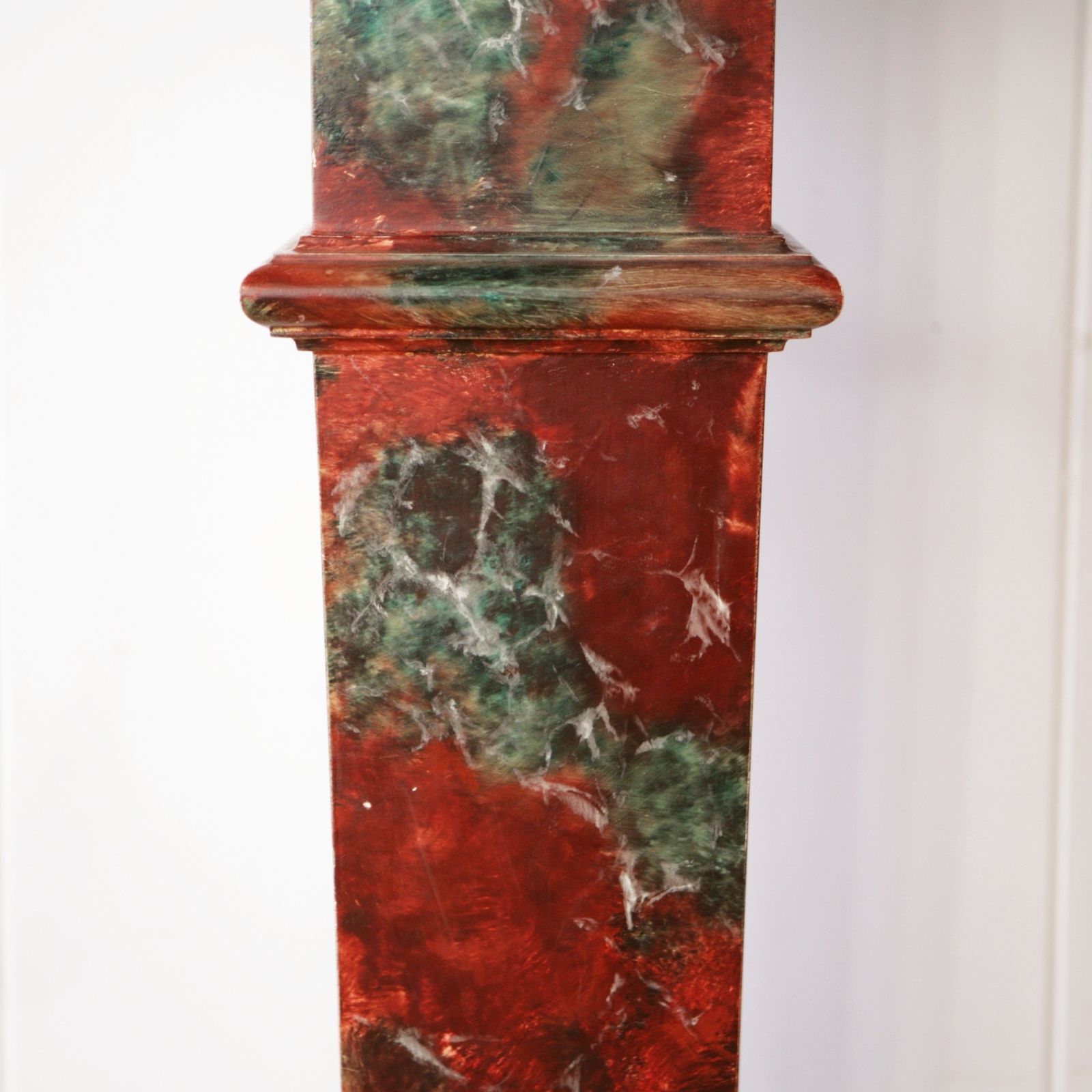 Pair Of Faux Marble Display Pedestals. photo Home Decor