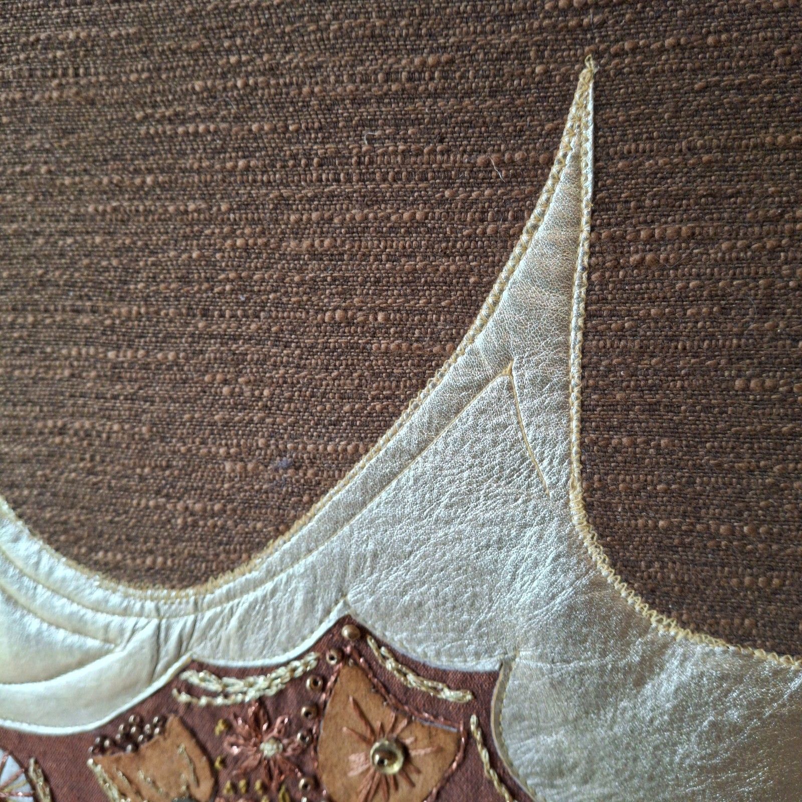 Fab Vintage Retro 70s Needlework Textile Wall Art Embroidery Crewel Jane Page ? photo for sale