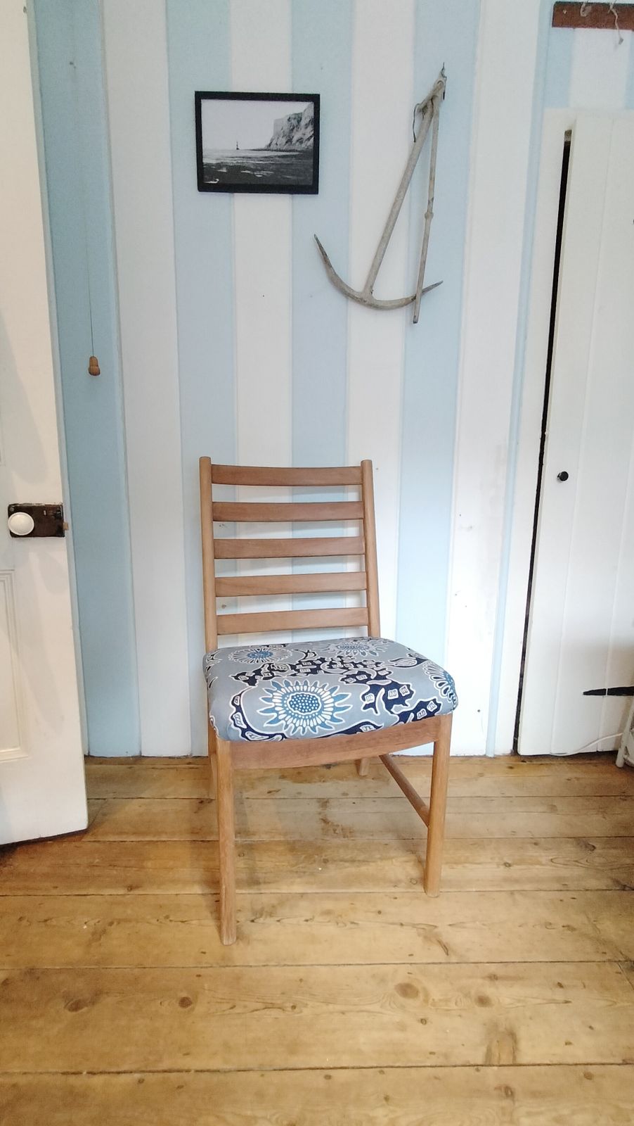 1960's Refurbished Ladder Back Chair photo vinterior