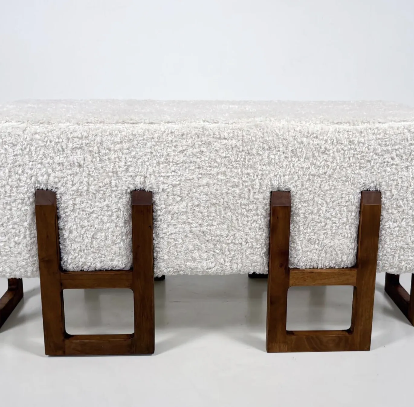 Contemporary Bench, Wood And Fabric, Italy photo 1780.0