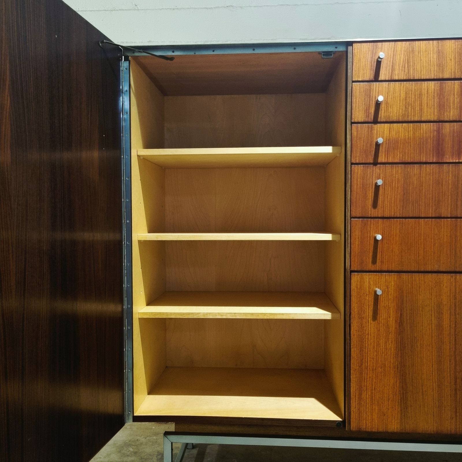 Vsj 125 Salon Cupboard Or Cabinet By K. Günther & H. Brechmann For Fristho, 1961 photo for sale