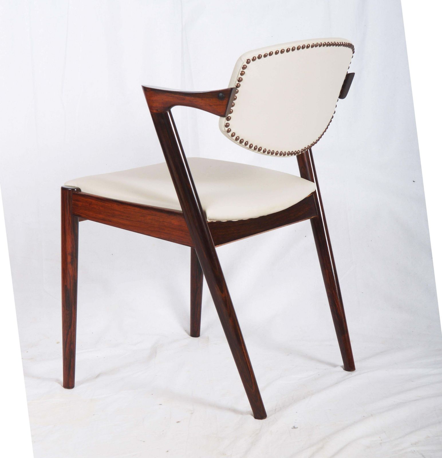 Hardwood And Leather Chairs By Kai Kristiansen Model 42 photo Furniture