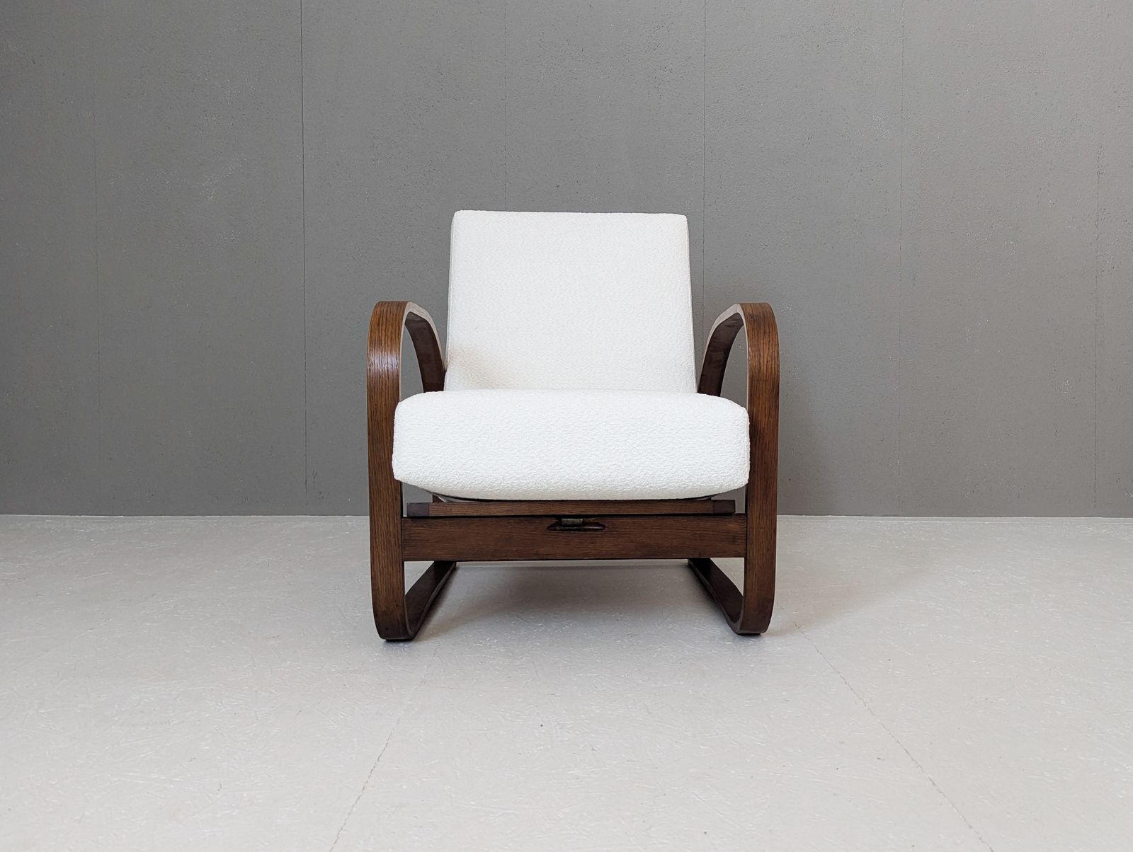 2600.0 Adjustable H 70 Lounge Chair By Jindřich Halabala For Up Závody, 1930s photo