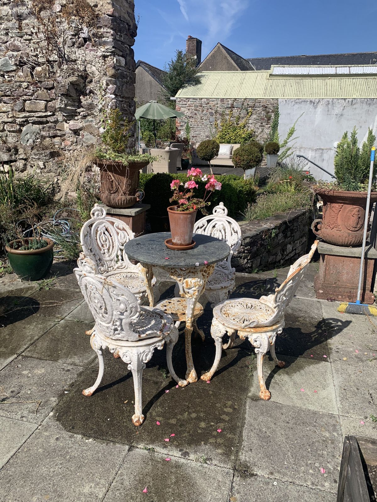 Victorian Cast Iron Patio Set