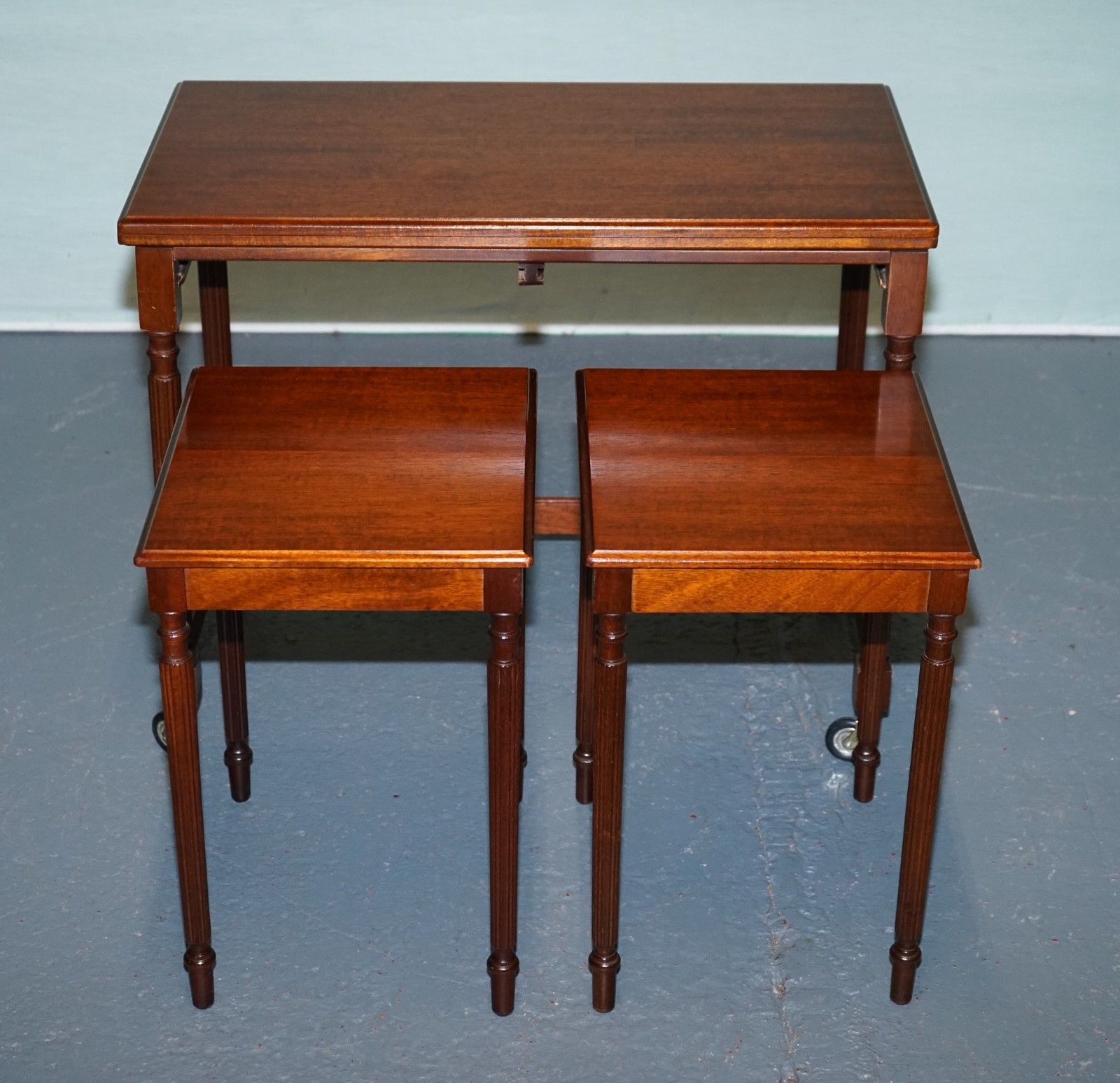 McIntosh Mid Century Nesting Extendable Table Set photo buy