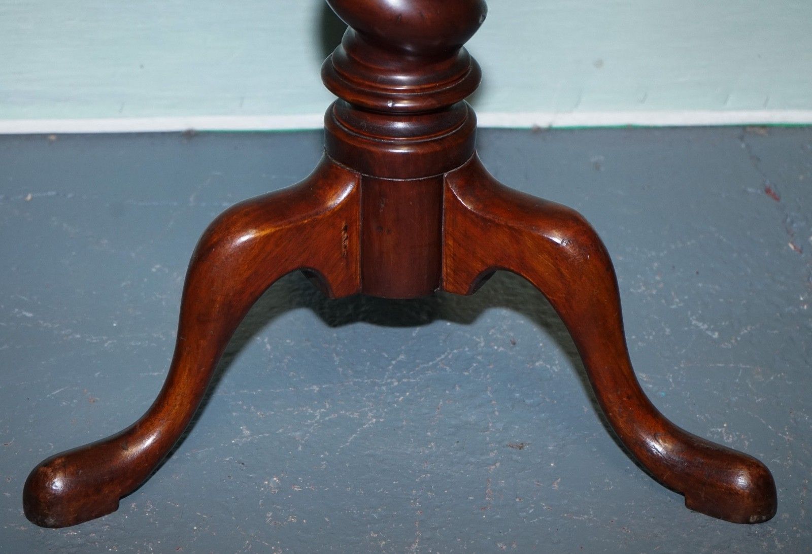 Vintage Hardwood Barley Twist Pedestal Plant Stand Side Table photo buy