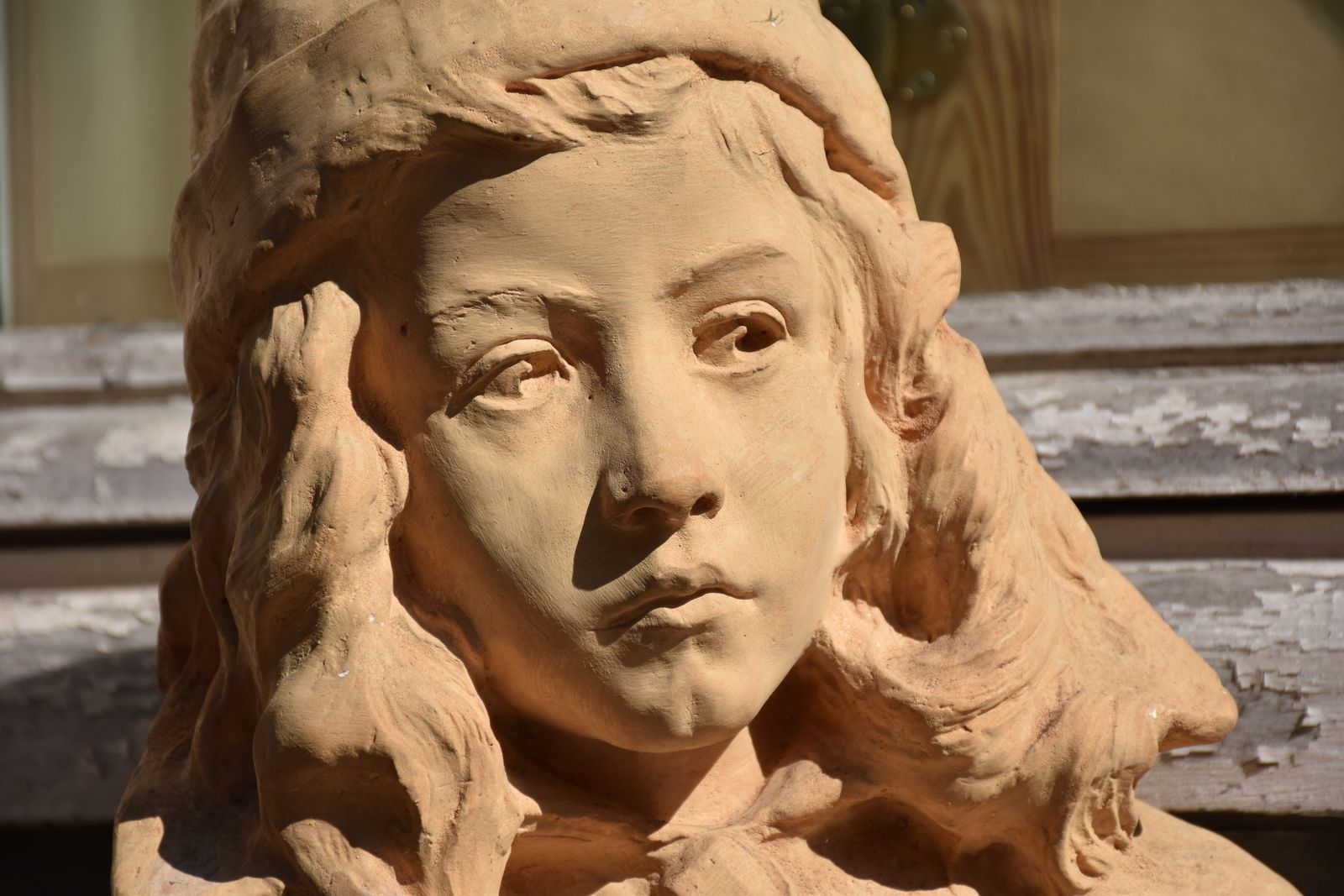 Henri Rogerol, Girl Wearing A Winter Bonnet (Circa 1920) photo Art