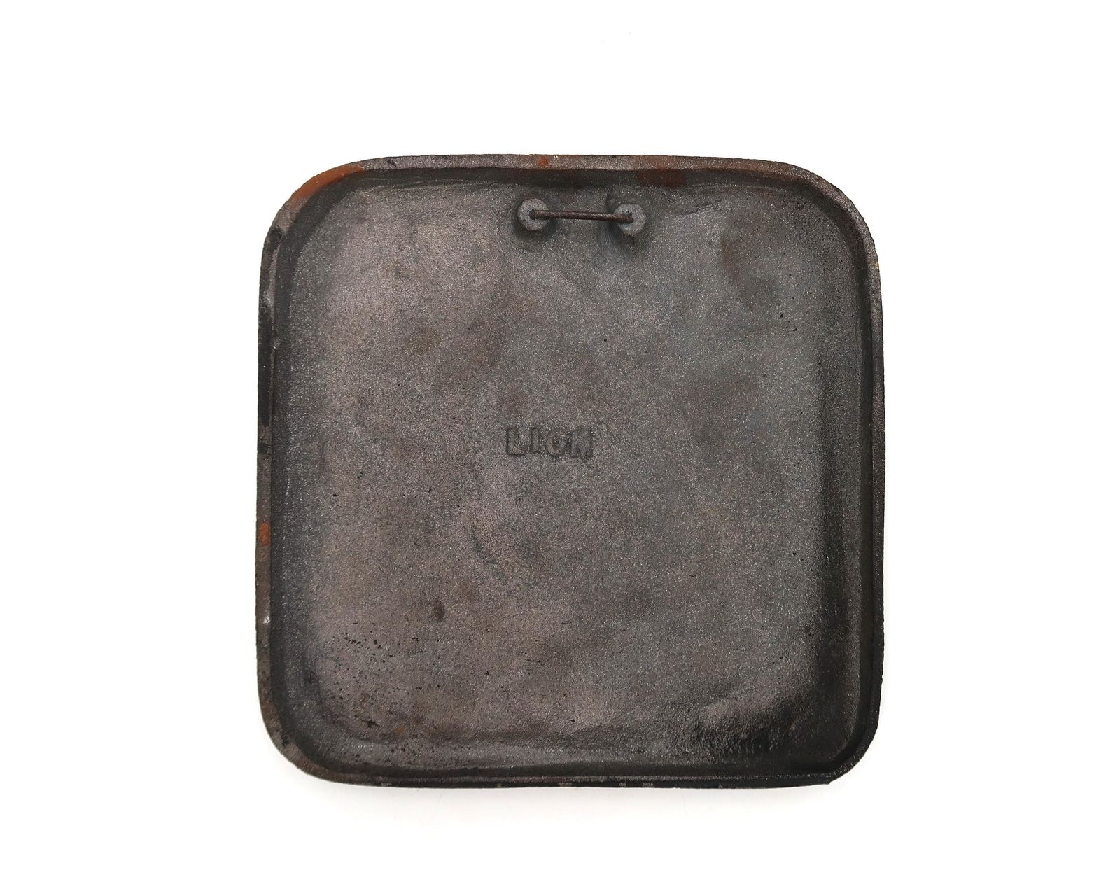 French Iron Wall Decor Or Trivet, Lion Head, 1970s / Stainless Kitchen, Joelle Ferlande, Dominique Imbert, Paul Geoffroy, Xavier Féal photo for sale