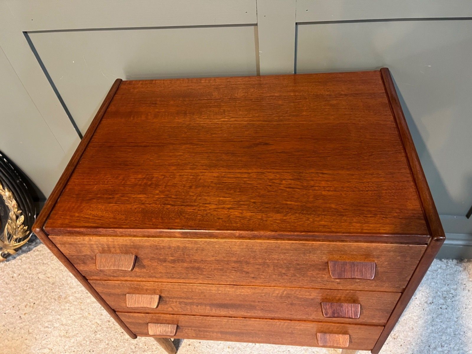 Danish Teak Chest Of Drawers By Carl Aage Skov For Munch Mobler  1956 photo buy