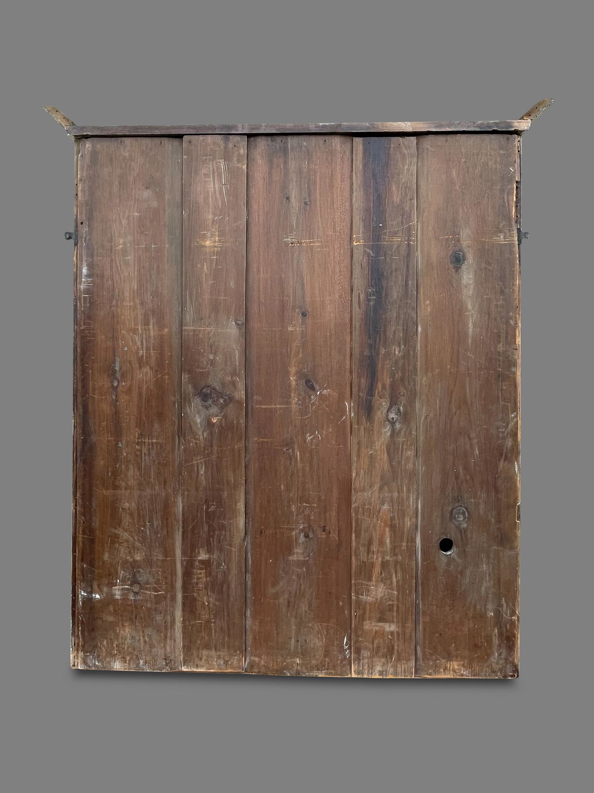 Large 19th Century English Painted And Gilt Overmantle Mirror photo vinterior