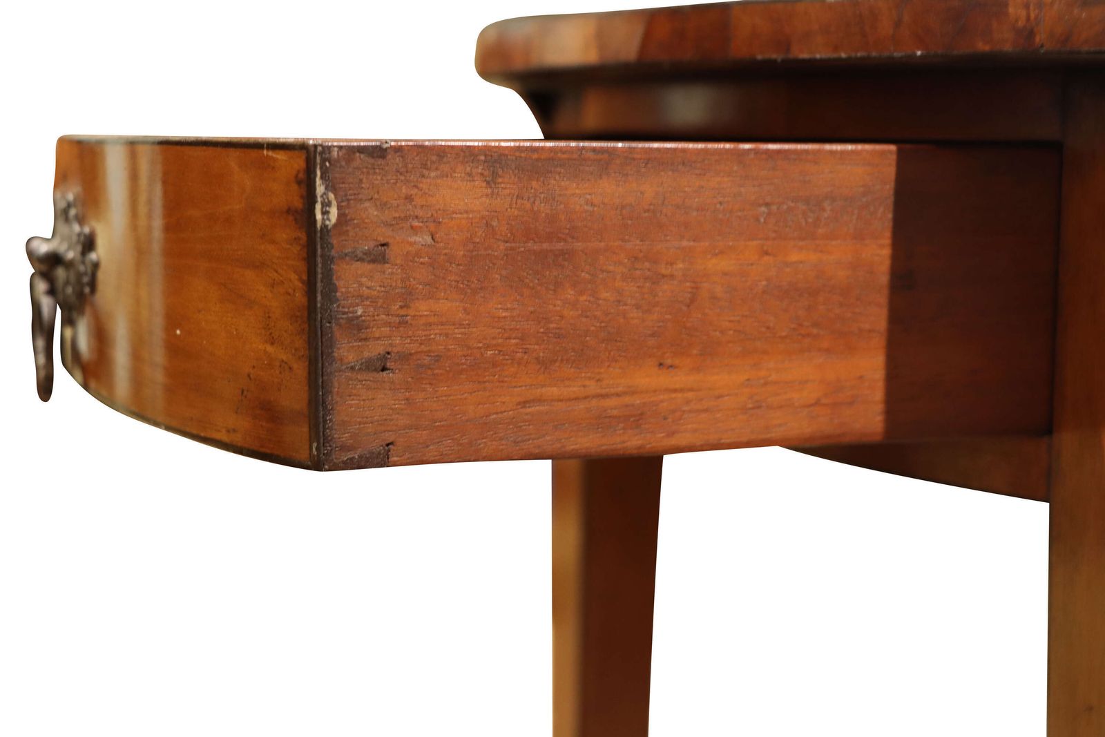 Fine 19th Century Satinwood Oval Pembroke Table With Crossbanded Top photo vinterior