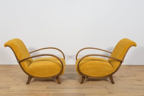 Art Deco Armchairs, Poland, 1930s, Set Of 2 photo 2880.0