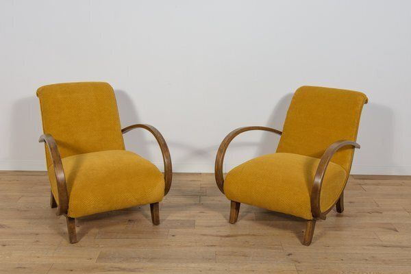 Art Deco Armchairs, Poland, 1930s, Set Of 2 photo buy