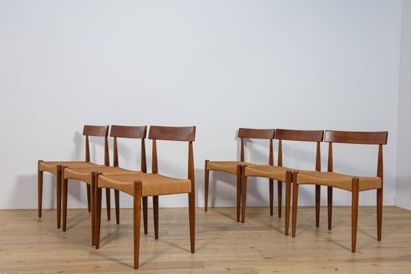 Mid Century Modern Dining Chairs By Arne Hovmand Olsen For Mogens Kold, 1960s, Set Of 6 photo 3453.0