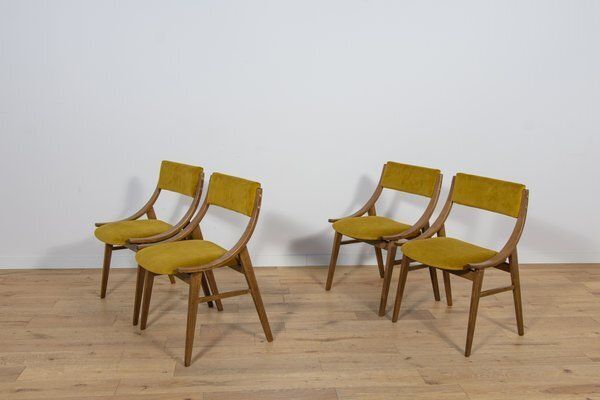 Ski Jumper Chairs From Zamojska, Poland, 1970s, Set Of 4 photo 1049.0