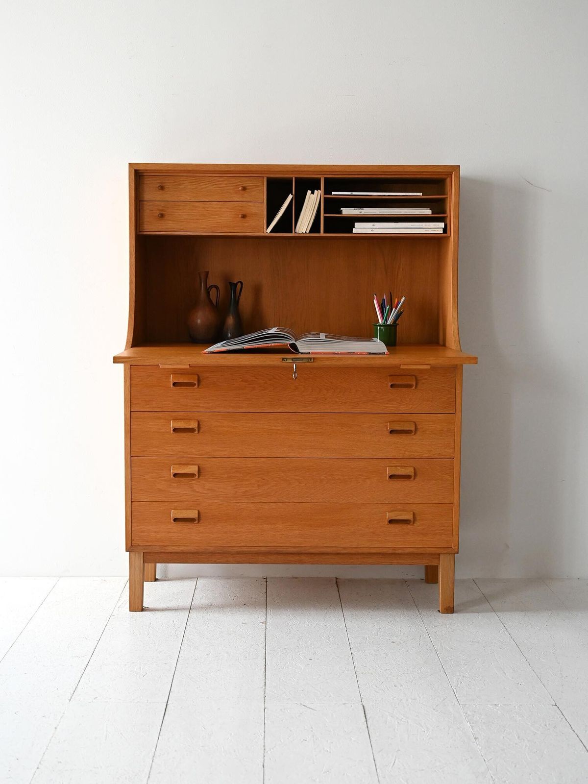 1960s Oak Secretary By Børge Mogensen
