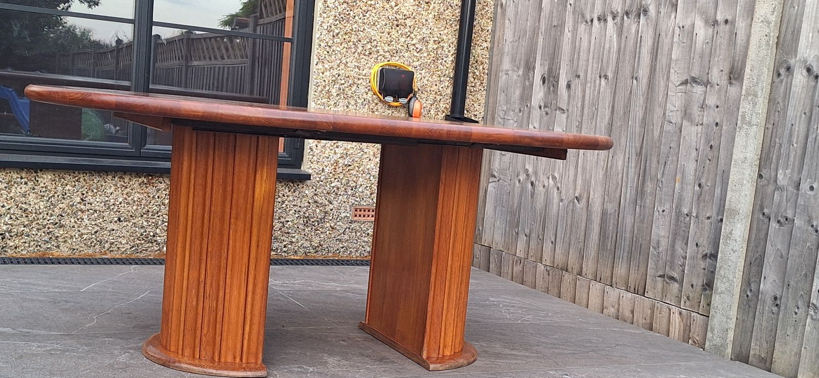 2695.0 Solid Teak Wood Table And Chairs, Danish By Niels Koefoed photo