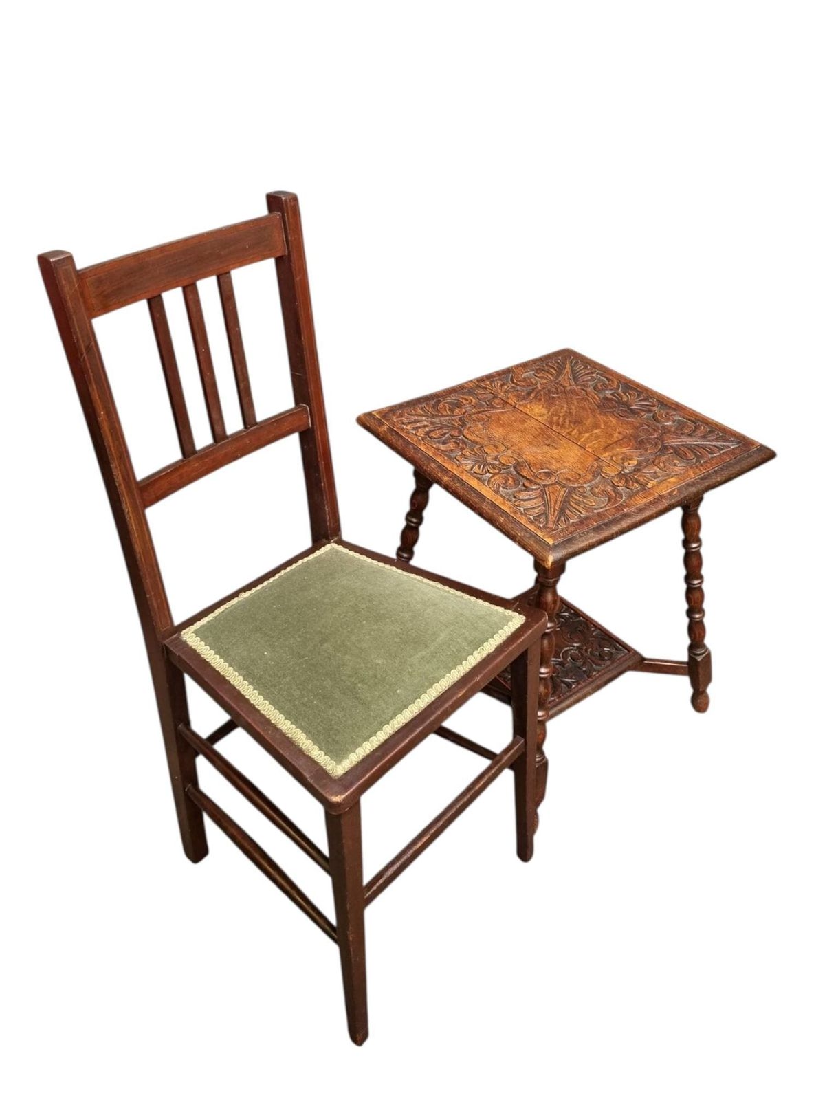 Antique Victorian Bedroom Chair / C1880 photo furniture
