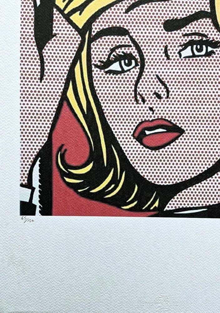 After Roy Lichtenstein, "I Thought I Heard Your Voice", 1990s, Silk Screen photo Art