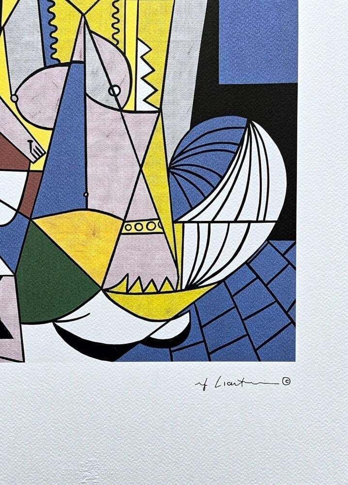 After Roy Lichtenstein, "Femme D'alger ", 1990s, Silk Screen photo for sale