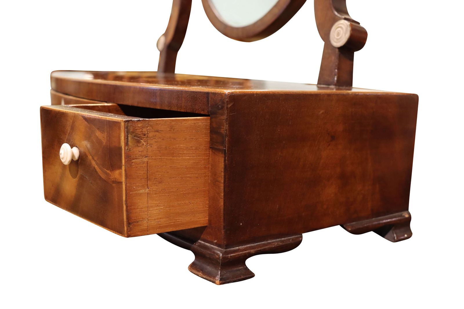 Georgian Mahogany Dressing Table Mirror With Sheild Shaped Plate, Circa 1800 photo Furniture