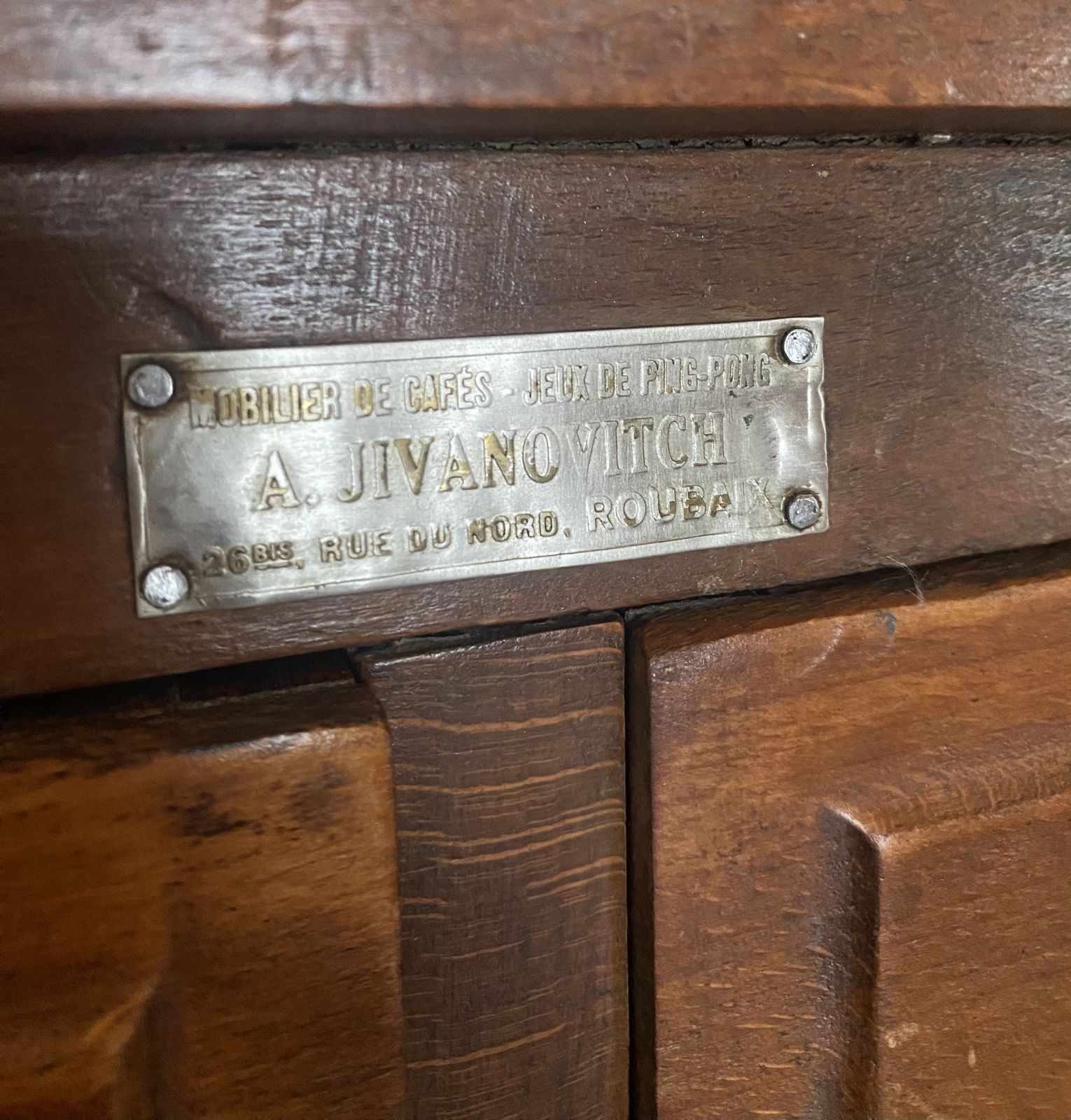 French Apothecary Oak Chest C1920s photo Furniture