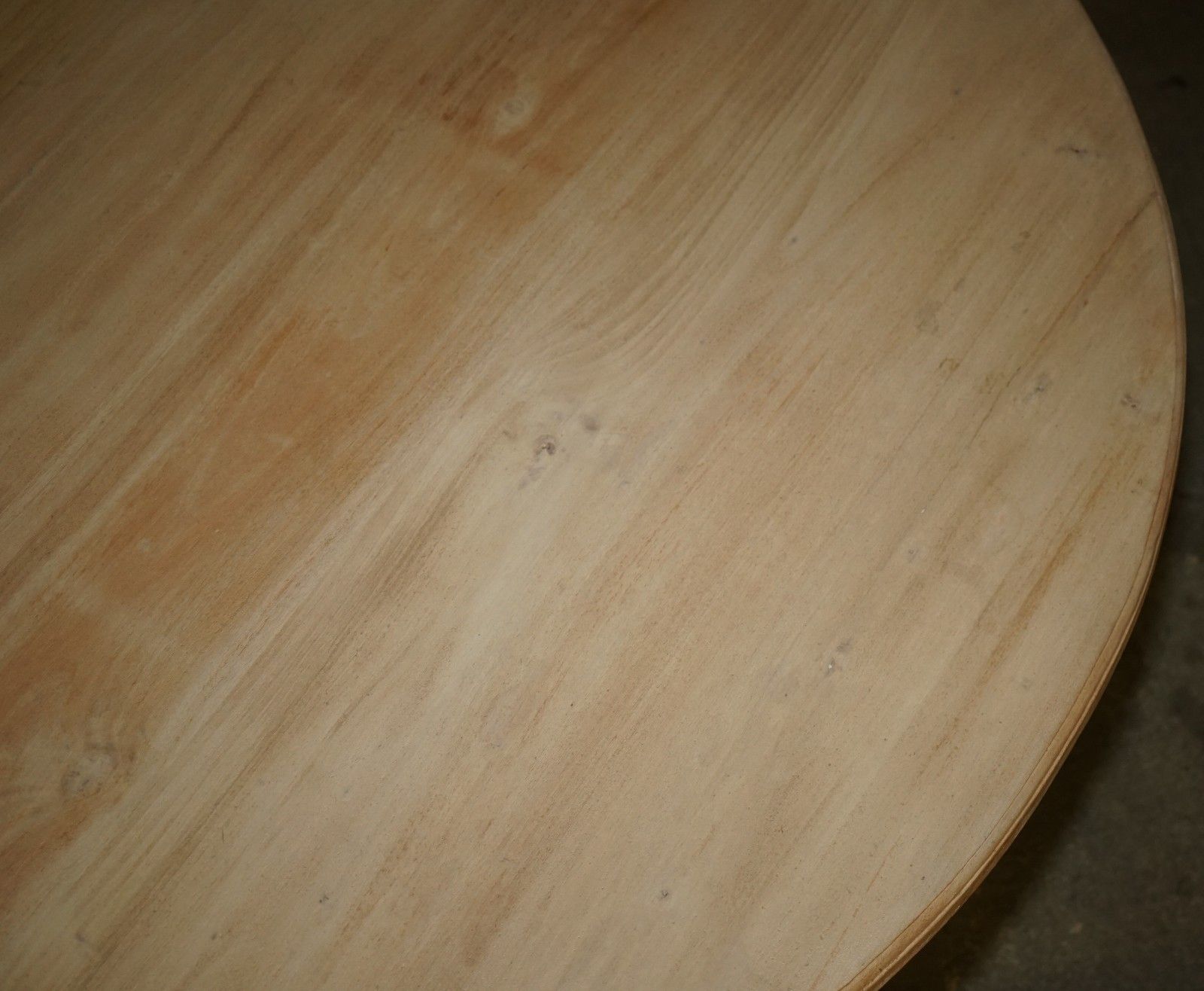 photo for sale Large Antique Mahogany Limed Round Dining Table Seats Upto Six People Well