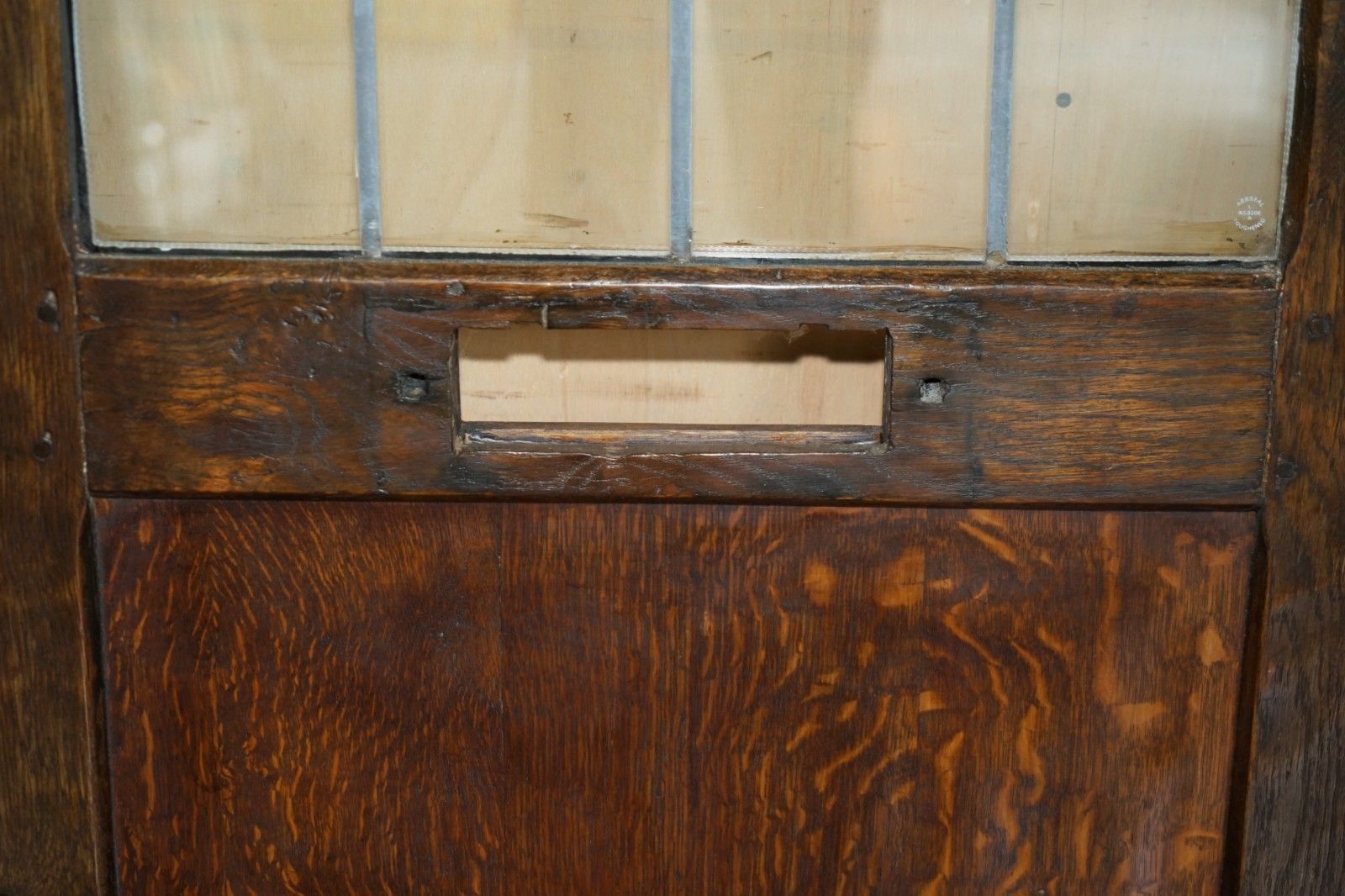 photo furniture Fully Restored Antique Circa 1920's Robert Mouseman Thompson Front Or Back Door