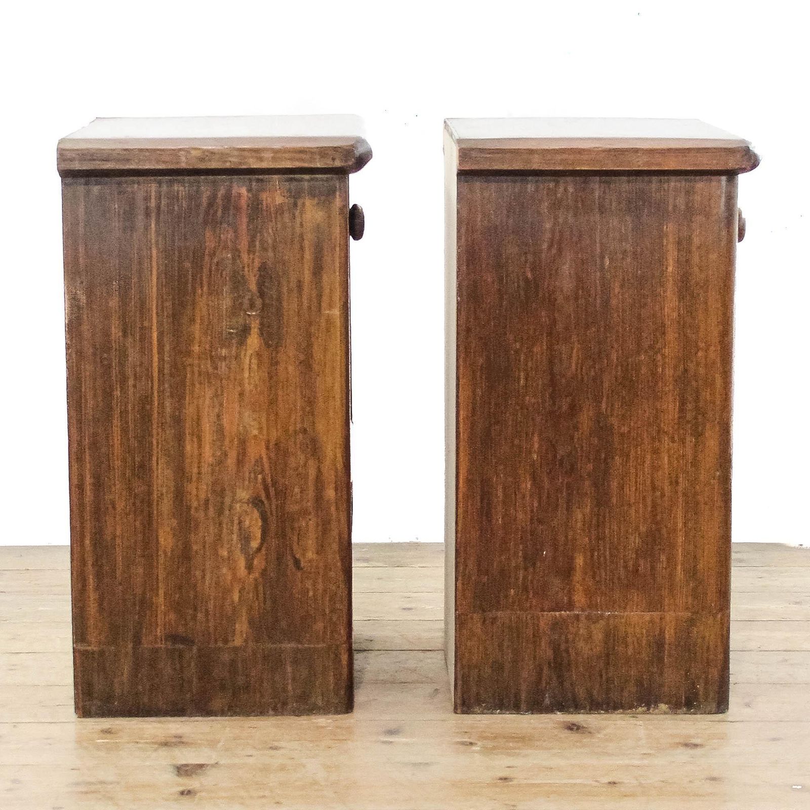 Pair Of Rustic Bedside Cabinets | Bedroom Storage | Pair Of Cabinets | Pitch Pine Chest | Reclaimed Cabinets photo for sale