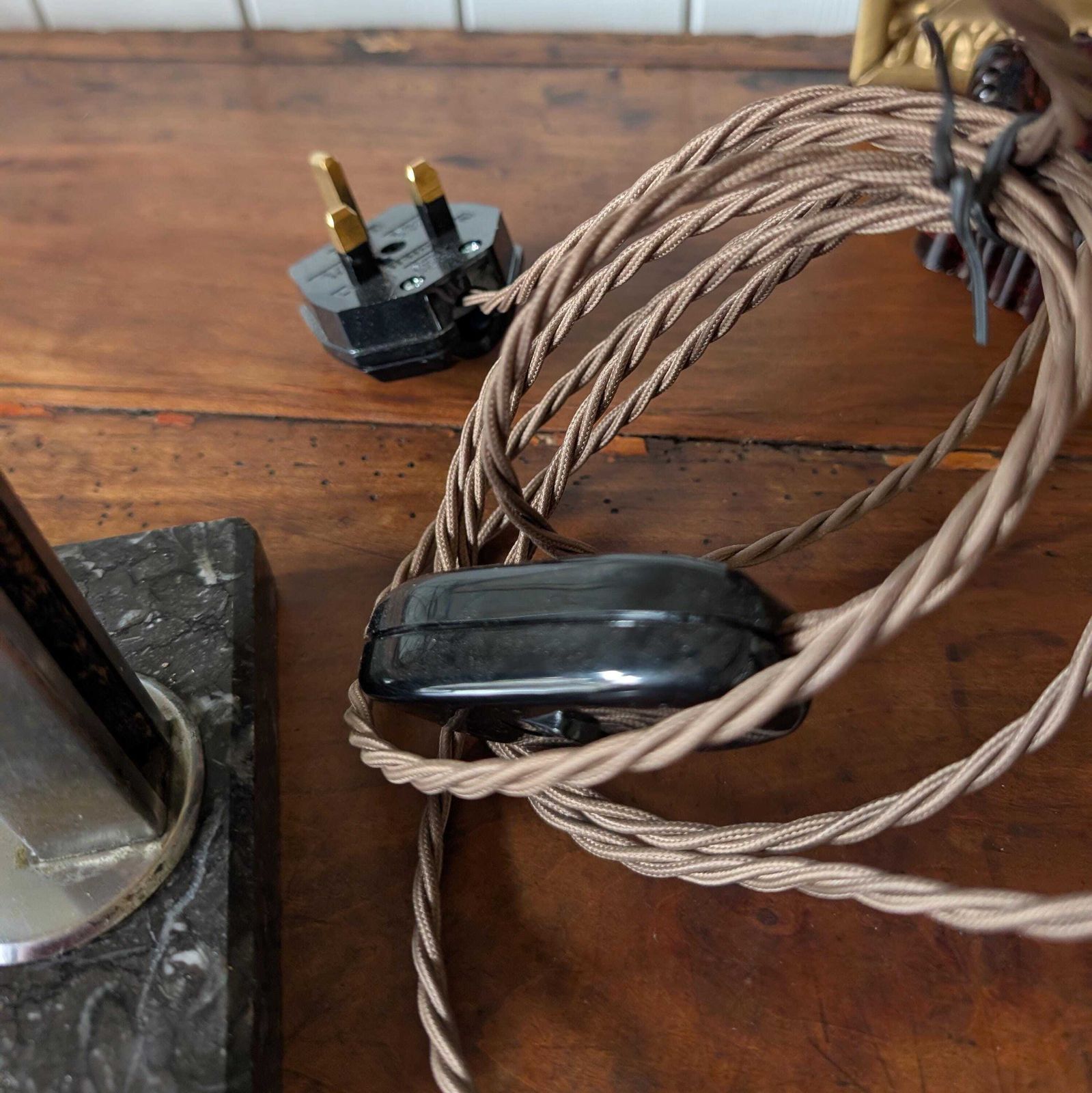 French Antique Desk Lamp, 1800s photo 325.0