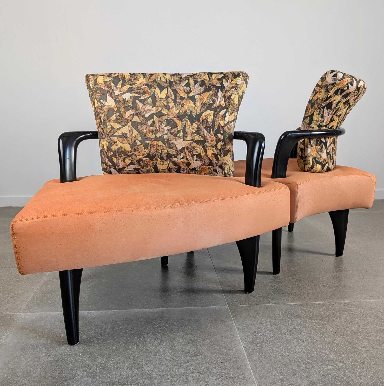 Pair Of Esprit Modular Armchairs By Brunati & Zerbaro, 1980s photo furniture