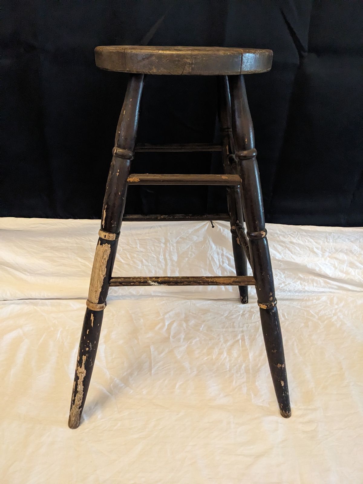 Mid Century Wood Stool By Novoles Straža Made In Former Yugoslavia photo vintage