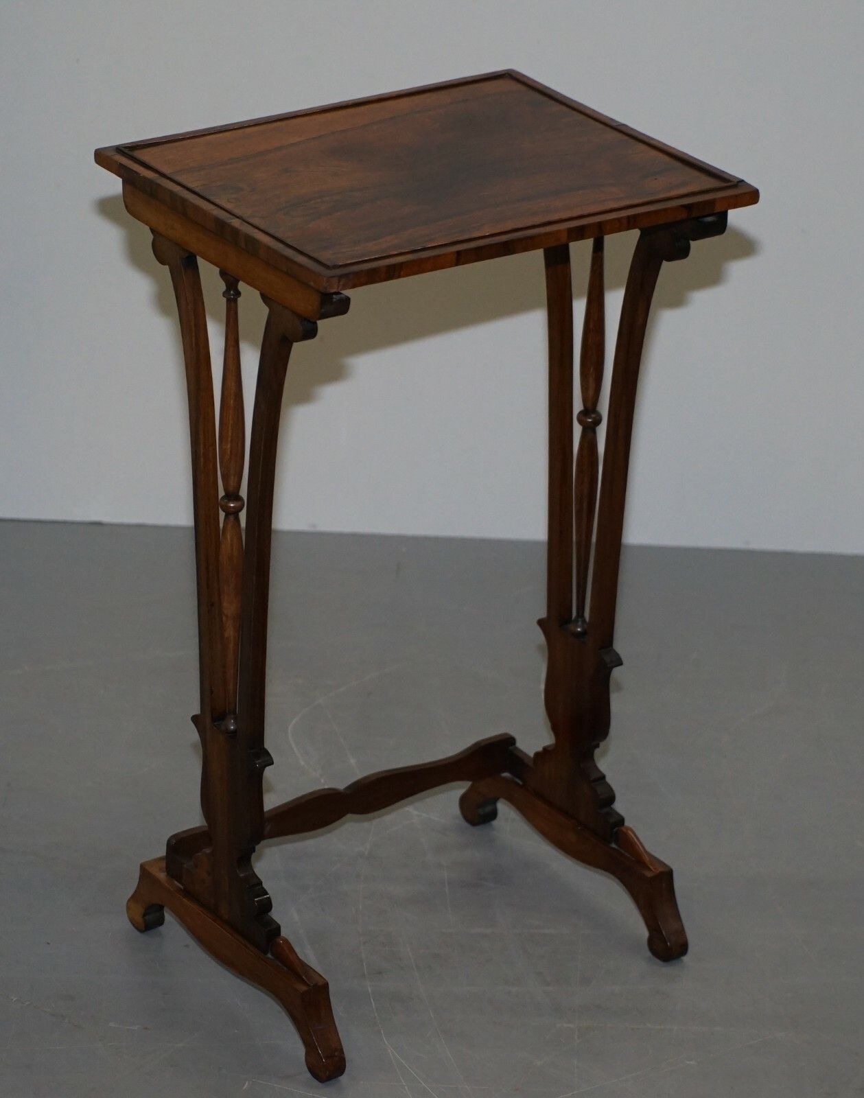 Fine Regency Nest Of Rosewood Tables With Chessboard Top Attributed To Gillows photo vintage