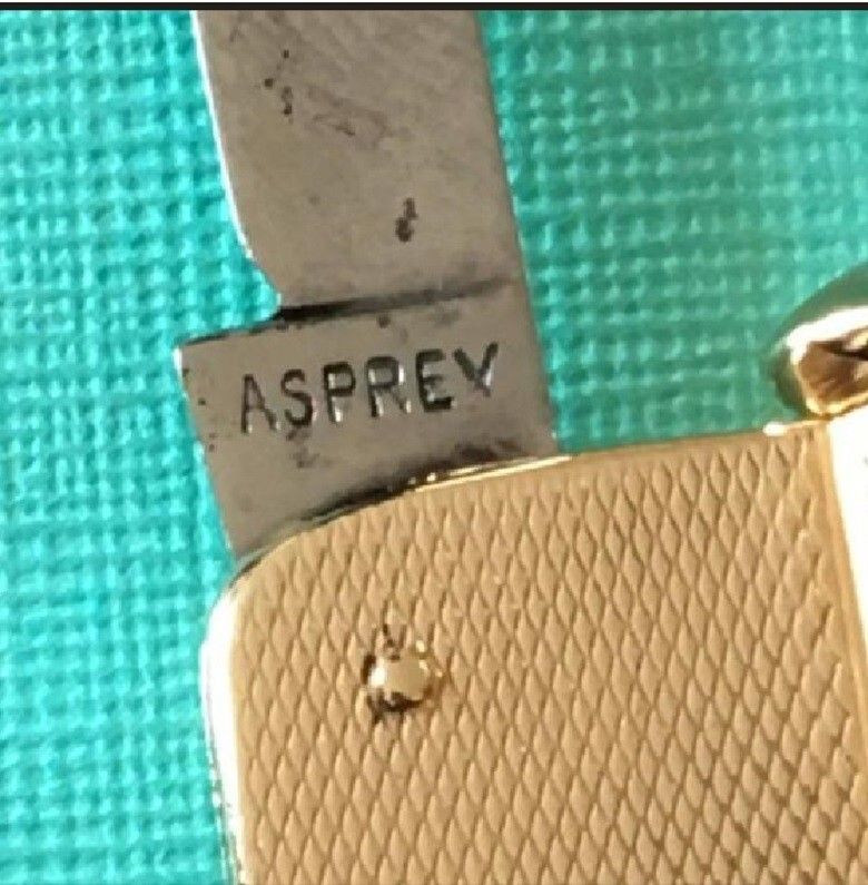 Rare Sampson Mordan & Asprey 9 Carat Gold 18 Hole Gold Tool Telescopic Pencil photo vinterior
